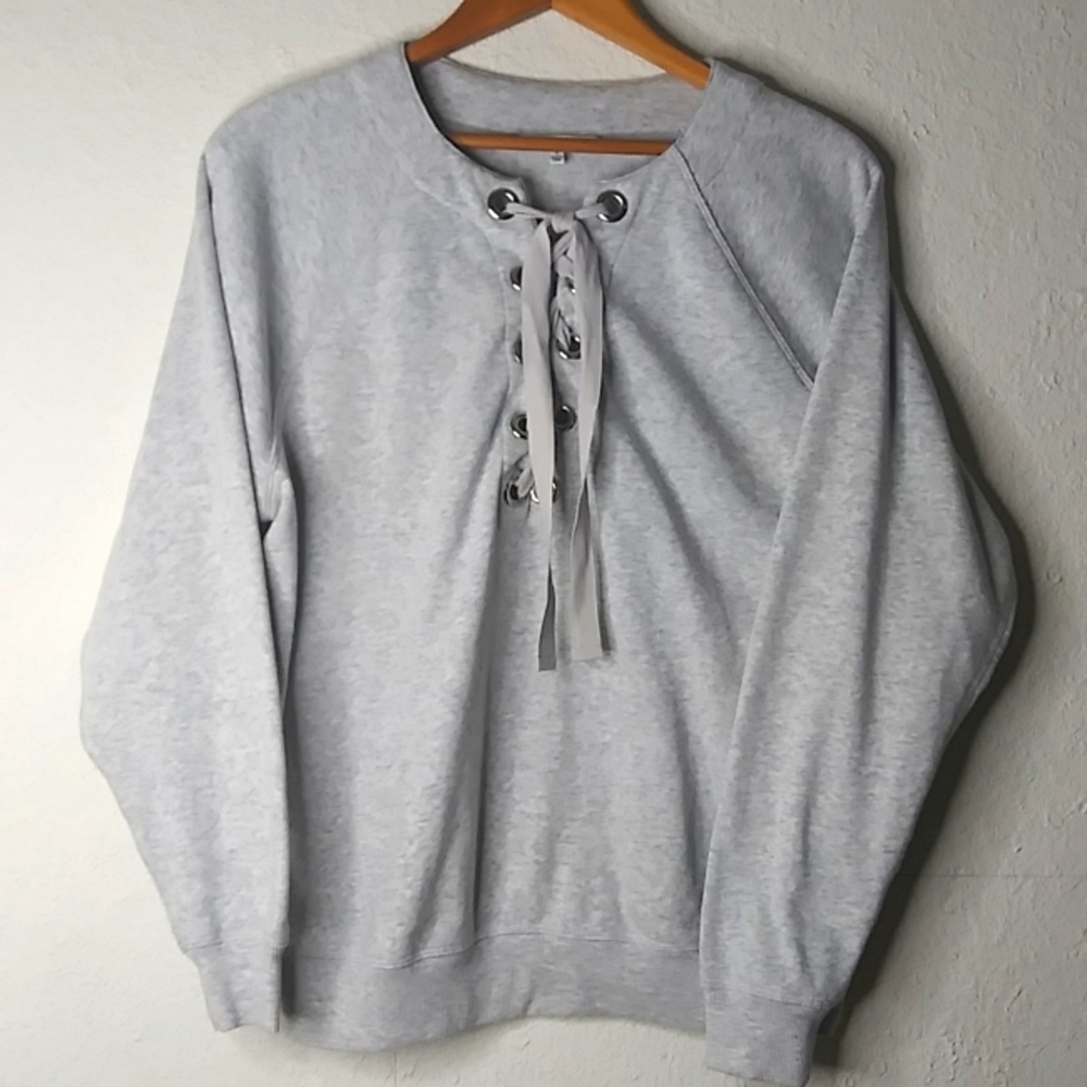 Rebecca Minkoff Raquel Lace up pullover